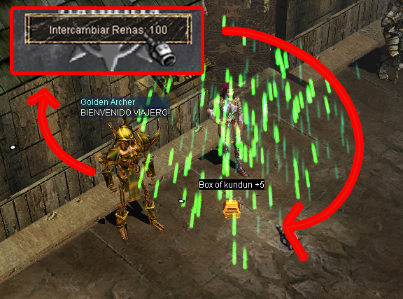 Entrega de Renas al Golden Archer