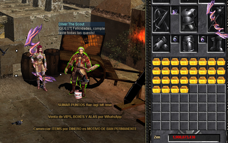 Recompensas de Quests de Resets